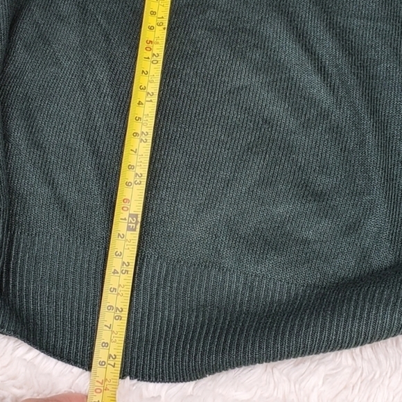Moda International crewneck green‎ sweater L - Picture 7 of 11